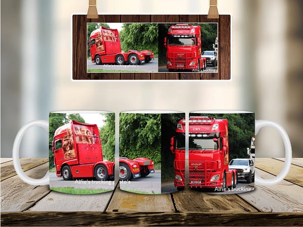 Alfie's Trucking Photos Mug - Truck Mug - Trucking