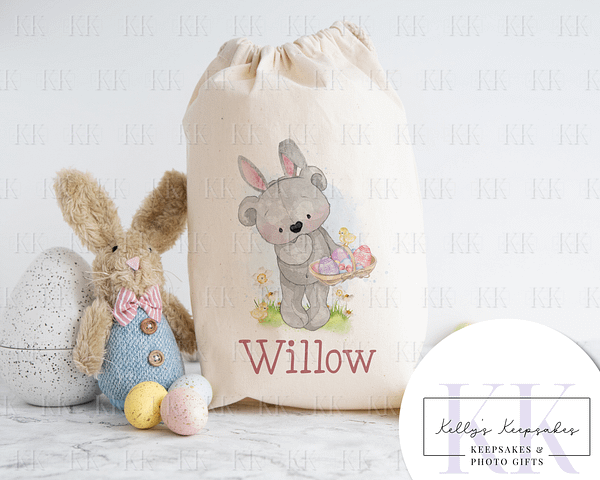 Personalised Teddy Bear Easter Sack