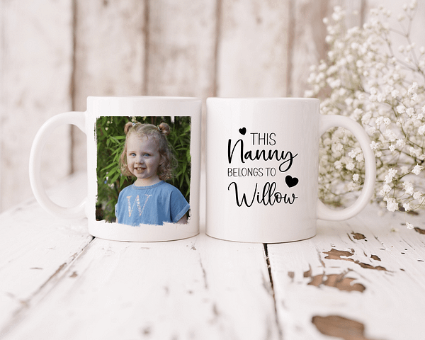 Belongs to Photo Mug - Photo Gift - Nanny, Daddy, Grandad, Mummy, etc