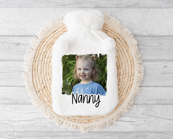 Photo Hot Water Bottle - Personalised - Photo Gift