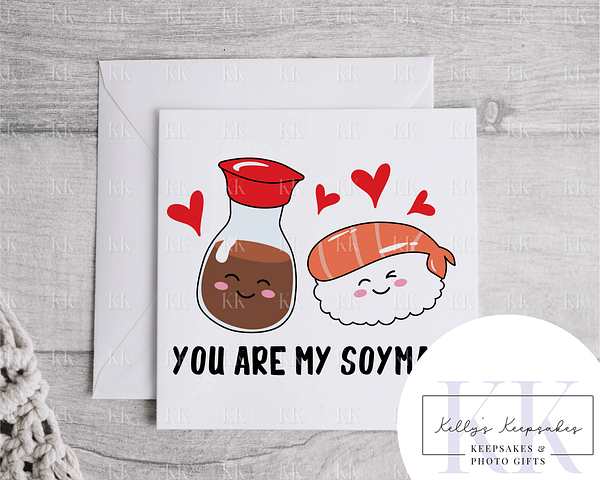 Soy Mate - Valentines Day Card - Funny Card