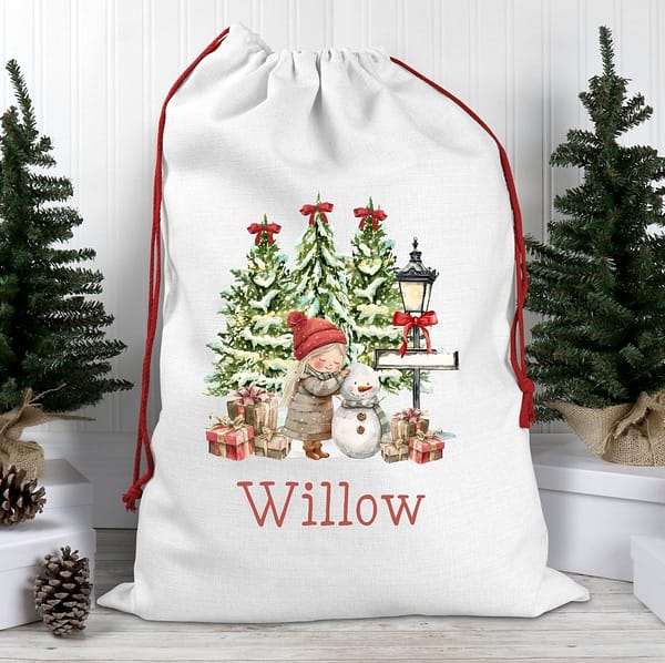 Personalised girl/boy christmas Sack - Santa Sack - Boy or girl